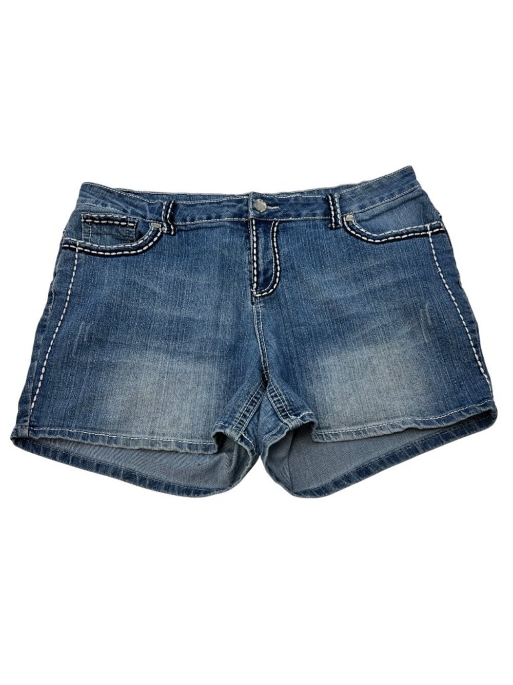 Eighty Eight Perfect Jeans Womens Jean Shorts Embroidered Size 20